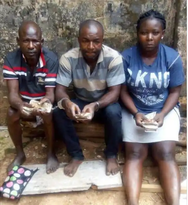 Lady Among Gang Of Interstate Armed Robbers Arrested By Police In Edo {Photos}